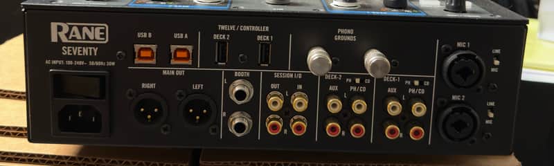 Rane Seventy 2-Channel Serato Digital Mixer 2018 - Present - Black image 1