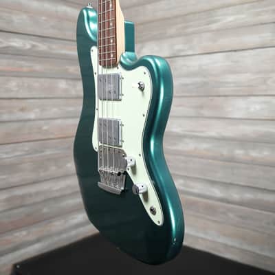 Squier by Fender Paranormal Rascal HH Bass - Sherwood Green (0414-SR) image 2