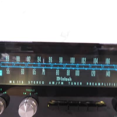 Mcintosh MX 113 Preamp with tuner mid 1970's image 2