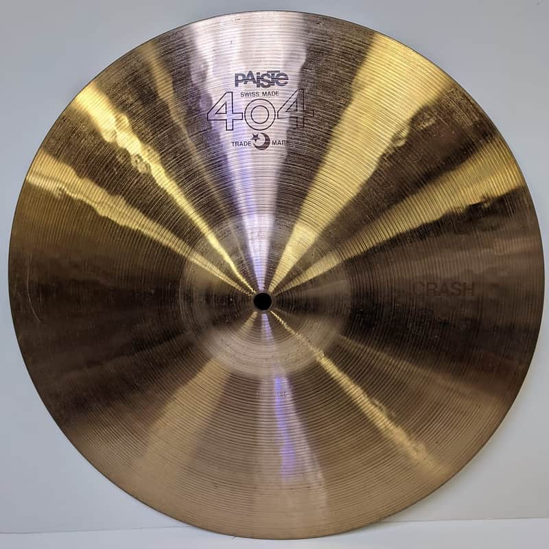 Paiste 16" 404 "Brown Label" Crash Cymbal image 1