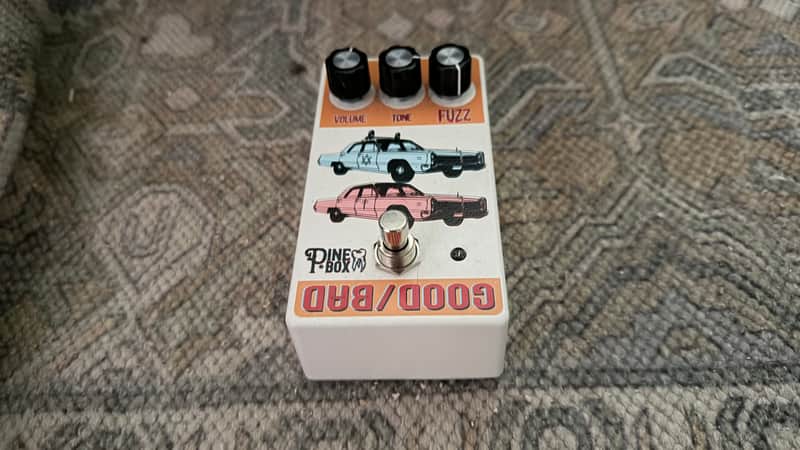 Pine-Box Customs Good / Bad Fuzz 2022 - Present - White / Orange image 1