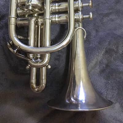 Besson Breveté Bb Cornet 1890s - Silver-Plated image 4