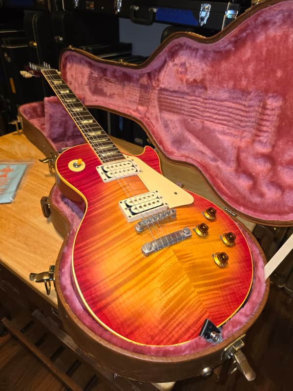Gibson Les Paul Leo's 59 Reissue 1982 Cherry Sunburst image 1