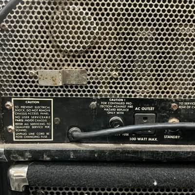 Ampeg SVT "Black Line" 300-Watt Bass Amp Head 1970s - Black image 12