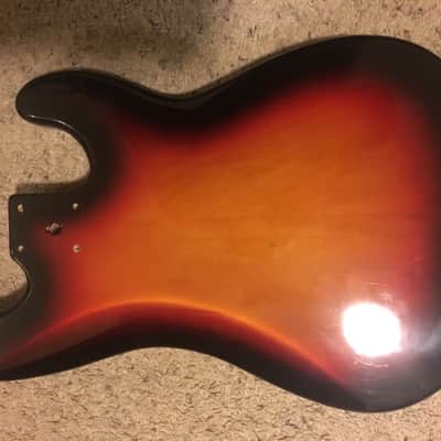 Fender Squier LH PJ Bass Body 2010s 3TSB image 2
