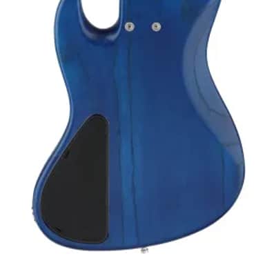 Sadowsky MetroLine 21-Fret Vintage P/J Bass-Swamp Ash Body-5 String-Ocean Blue Transparent Satin image 3