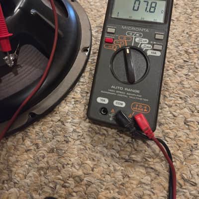 1980 Eminence 12 inch Squareback Guitar Speaker - 12820PA - 8 ohm image 7