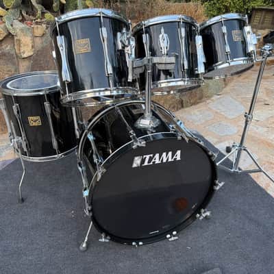 Tama Artstar Cordia Black 6pc Drum Set kit 10,12,13,16,24 Birch + Cordia!! image 2