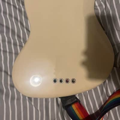 Fender Mark Hoppus Artist Series Signature Jazz Bass 2011 - 2014 - White Blonde Transparent image 4