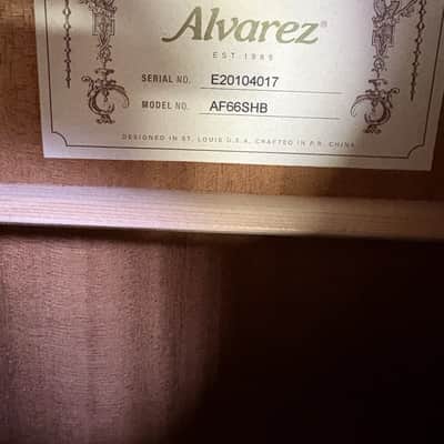 Alvarez AF66SHB Folk 2016-2024 - Mahogany image 13