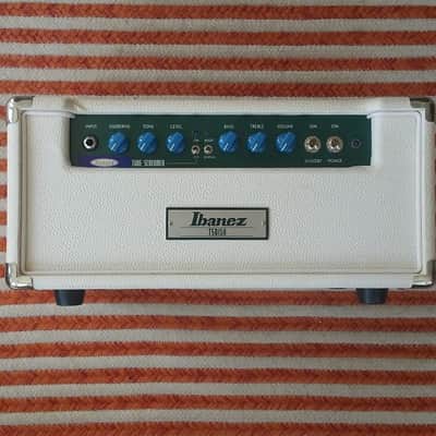 Keeley Modified Ibanez Tube Screamer TSA15H 15w/5w Amp Head White/Green/Blue image 3