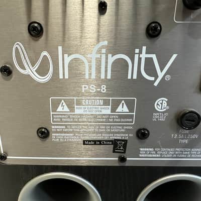 Infinity PS-8 Powered Subwoofer Bass Sub Home Theater Audiophile Crossover Dolby image 8