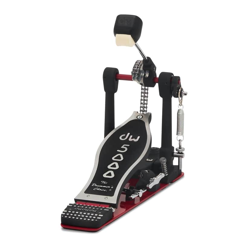 Mint DW 5000 Series Accelerator Single Bass Drum Pedal DWCP5000AD4 - Black / Red image 1