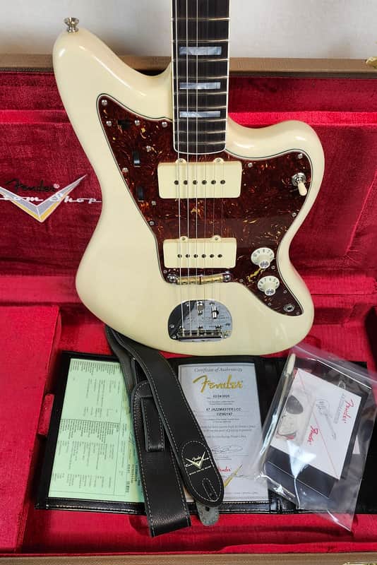 Fender Custom Shop 1967 Jazzmaster Deluxe Closet Classic, Ash Body, 3A Rosewood FB, Vintage Blonde, HSC image 1