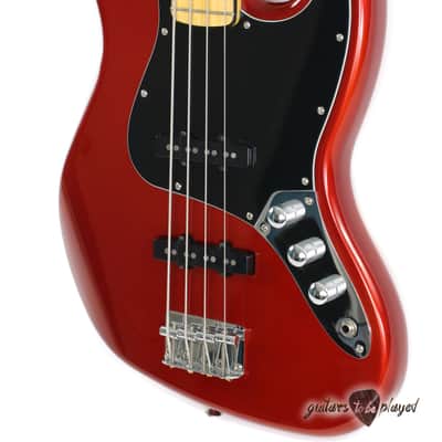 Squier Vintage Modified Jazz Bass '70s - Candy Apple Red image 3
