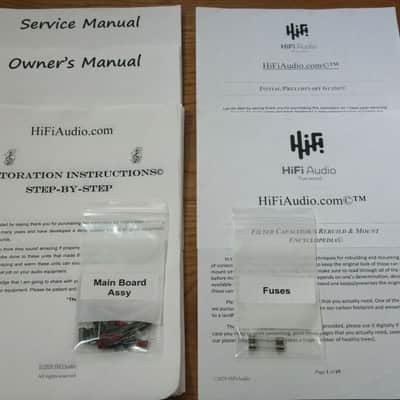 Crown (Amcron) Power Line One restoration kit filter capacitor repair rebuild fix image 1