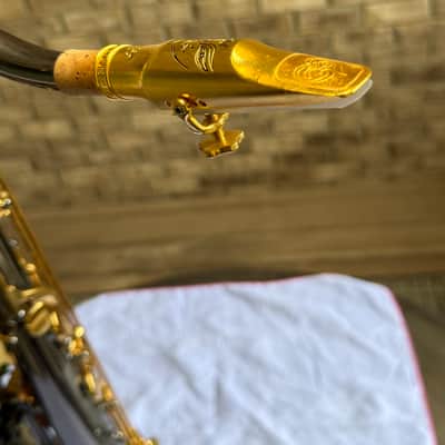 P. Mauriat 20th Anniversary Kirk Whalum PMXT-66RBX20 Tenor Sax - Black Nickel with Gold-lacquered Keys image 8