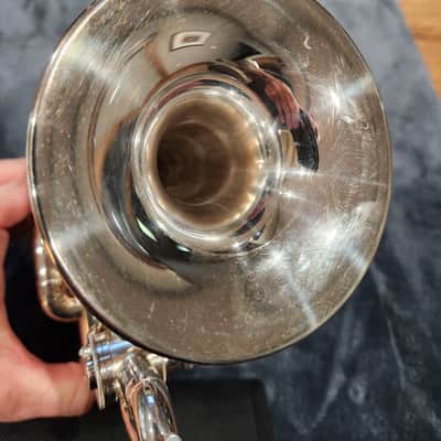 Yamaha YTR-9825 Custom Bb/A Piccolo Trumpet - Silver-Plated image 7