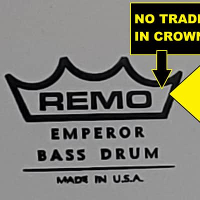 *** JACKPOT! 3x REMO 24" 1960s 1970s 1980s NEW BASS DRUM HEADS (Three) WHITE COATED NOS UNSOLD VINTAGE DEALER Stock! * DIPLOMAT & AMBASSADOR & EMPEROR! image 8