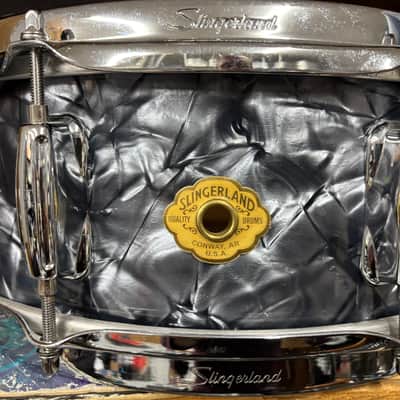 Slingerland BDP 5.5x14 Radio King Conway Cloud badge Snare Drum image 2