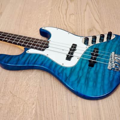Sadowsky NYC 4-20 J Bass Custom Bora Blue Boutique Electric Bass Guitar w/ Case image 9