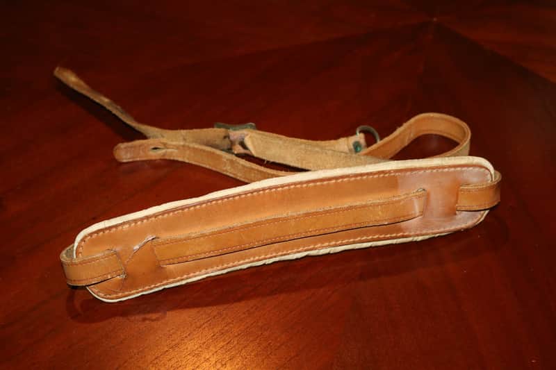 vintage Leather Guitar Strap 50'/60's - Brown image 1