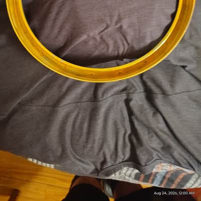 Mastertone A 11" gold plated,20 hole, flathead tone ring. - Gold image 4