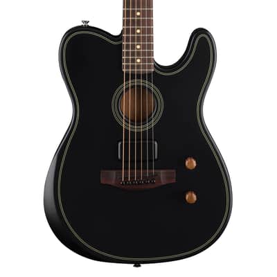 Fender Acoustasonic Standard Telecaster - Black image 1