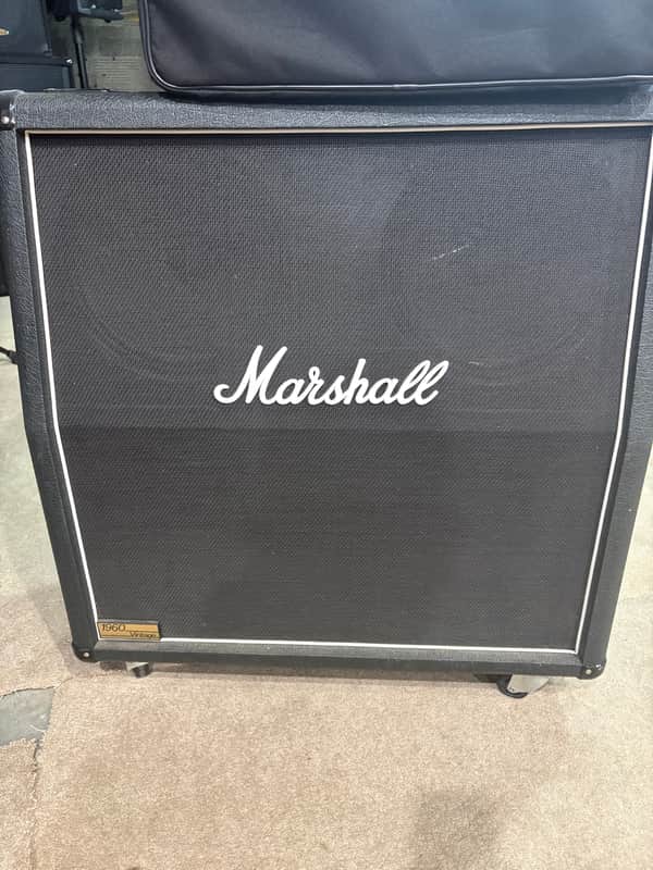 Marshall 1960AV Vintage 280-Watt 4x12" Angled Guitar Speaker Cabinet 1990 - Present - Black image 1