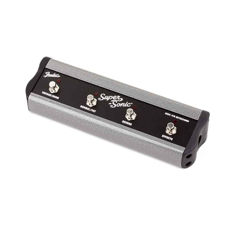 Fender 007-8324 4-Button Footswitch with 1/4" Jack for Super-Sonic / Twin / 100 Amps image 1