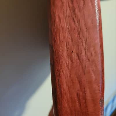 Unbranded Tele style Solid Ash, chambered with a 1/4" Oak top, Clear coat over stain Clear coat over stain image 10