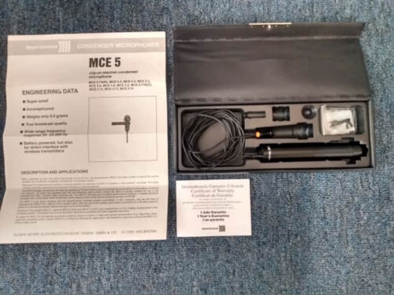 Beyerdynamic MCE 6.11 N (C) Microphone W/ Case and Clip image 1