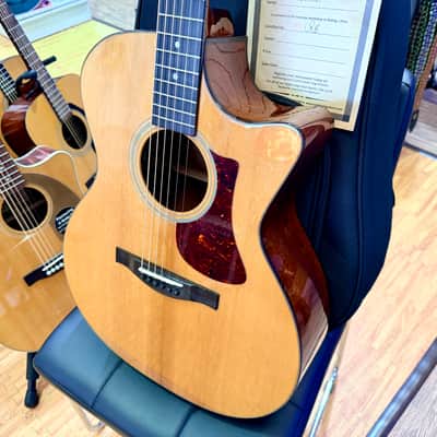 ✨MINT✨ 2024 Eastman AC122-1CE DLX Deluxe Electro Acoustic Guitar~ Natural + Bag image 7
