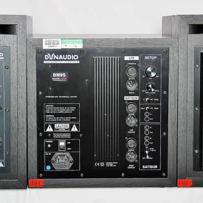 Dynaudio BM6A MkII x 2 & BM9S Subwoofer Superb Complete Active Studio Speaker System image 2