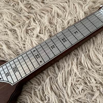 Vintage 1946 Fender Deluxe Organ Button Dark Mahogany Lap Steel Electric Guitar 1940s '40s image 8