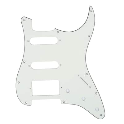 Brio HSS 11 Hole Strat® Pickguard for Fender US/Mex Made Standard Stratocaster Modern Style Parchment image 1