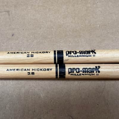 Pro-Mark Millennium II American Hickory 2B Drumsticks Pair – Very Good Condition image 2