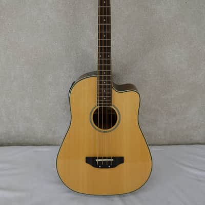 Epiphone El Segundo Acoustic Electric Bass Guitar - Natural image 3