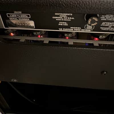 Fender '68 Custom Twin Reverb-Amp 2-Channel 85-Watt 2x12" Guitar Combo 2013 - Present - Black image 5