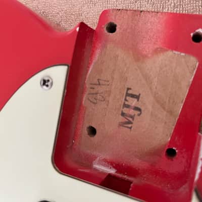 MJT Telecaster Guitar Fiesta Red Musikraft neck Quartersawn tele aged relic not fender ZCD image 17