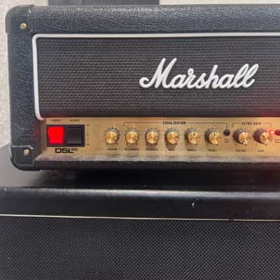 Marshall DSL20HR 2-Channel 20-Watt Guitar Amp Head 2018 - Present - Black image 3