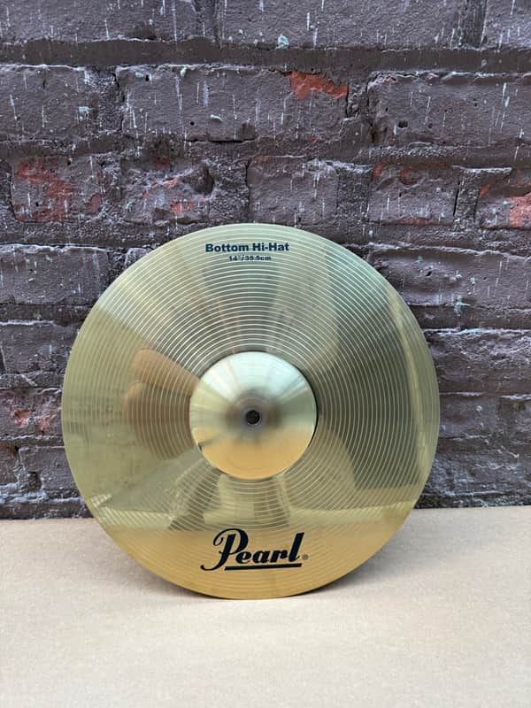 Pearl 14" Hi-Hat Pair (Top & Bottom) & Crash Cymbal 3-Pack – Brand New / Mint Condition Student Pack image 1