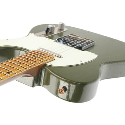 Kauffmann ’56 T Olive Drab Paulownia Maple Neck Medium Relic image 10