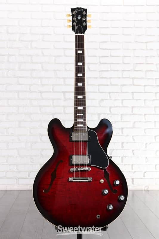 Gibson ES-335 Figured Semi-hollowbody Electric Guitar - Blood Moon Burst (ES35F00MNNHd1) image 1
