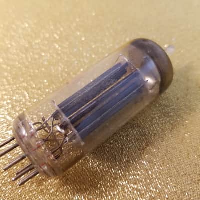 RCA Matched Pair (2) 6CG7 tNOS AT1000 TESTED Vacuum Tubes T1 blackplate dual triode 1954-1959 image 14