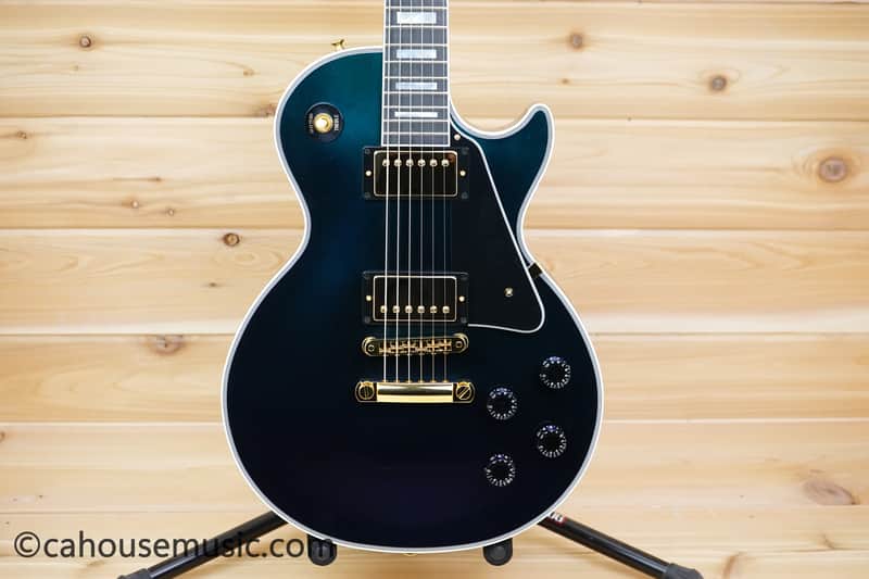 Gibson Exclusive M2M Les Paul Custom - Hemisphere Shift - Black Back Gloss image 1