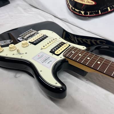 Fender 2024 Collection, Made in Japan Hybrid II Stratocaster Strat HSH - Black image 16