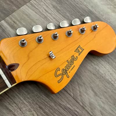 Squier Bass VI Neck w/ Gotoh Tuners 2020 - Maple / Bound w/ Block Inlays image 2