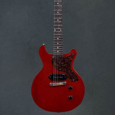Gibson USA Les Paul Junior Double Cutaway - Vintage Cherry w/Tortoise Pickguard image 3