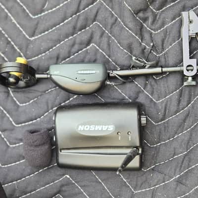 AMT Clipon Mic, Wireless with Samson CR77 and AR1 Receiver and AH1 transmittor image 1